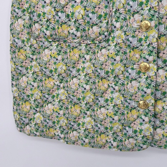 J. Crew Floral Mini Skirt - Green and Yellow - Picture 7 of 10